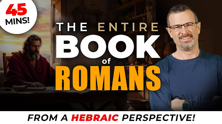 El libro de Romanos explicado desde una perspectiva hebraica – en 45 minutos - Jim Staley