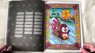 Stained Glass Winter Charm Color By Number Coloring Book | Sachin Sachdeva |