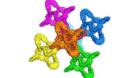Molecular 3D chainmail COFs
