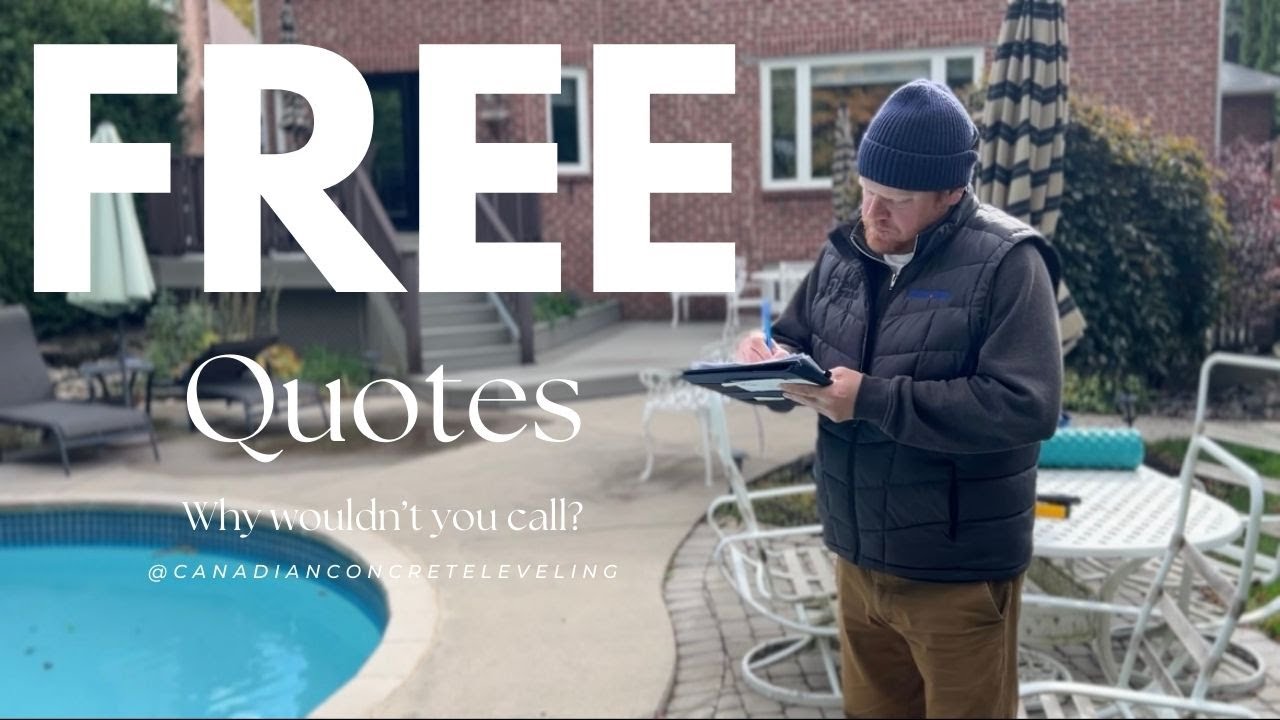 FREE QUOTES on your SINKING CONCRETE!
