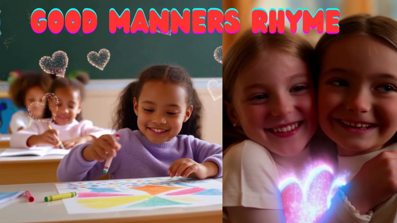 Good Manners Rhymes for Kids 🎵 | Please, Sorry & Thank You Song | Preschool Learning