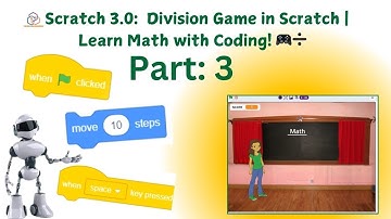 Fun & Interactive Division Game in Scratch | Learn Math with Coding! 🎮➗
