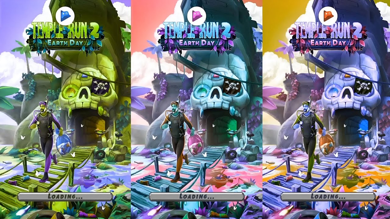 Temple Run 2 Pirate Cove-Earth Day 2022 Map Colour Challenge