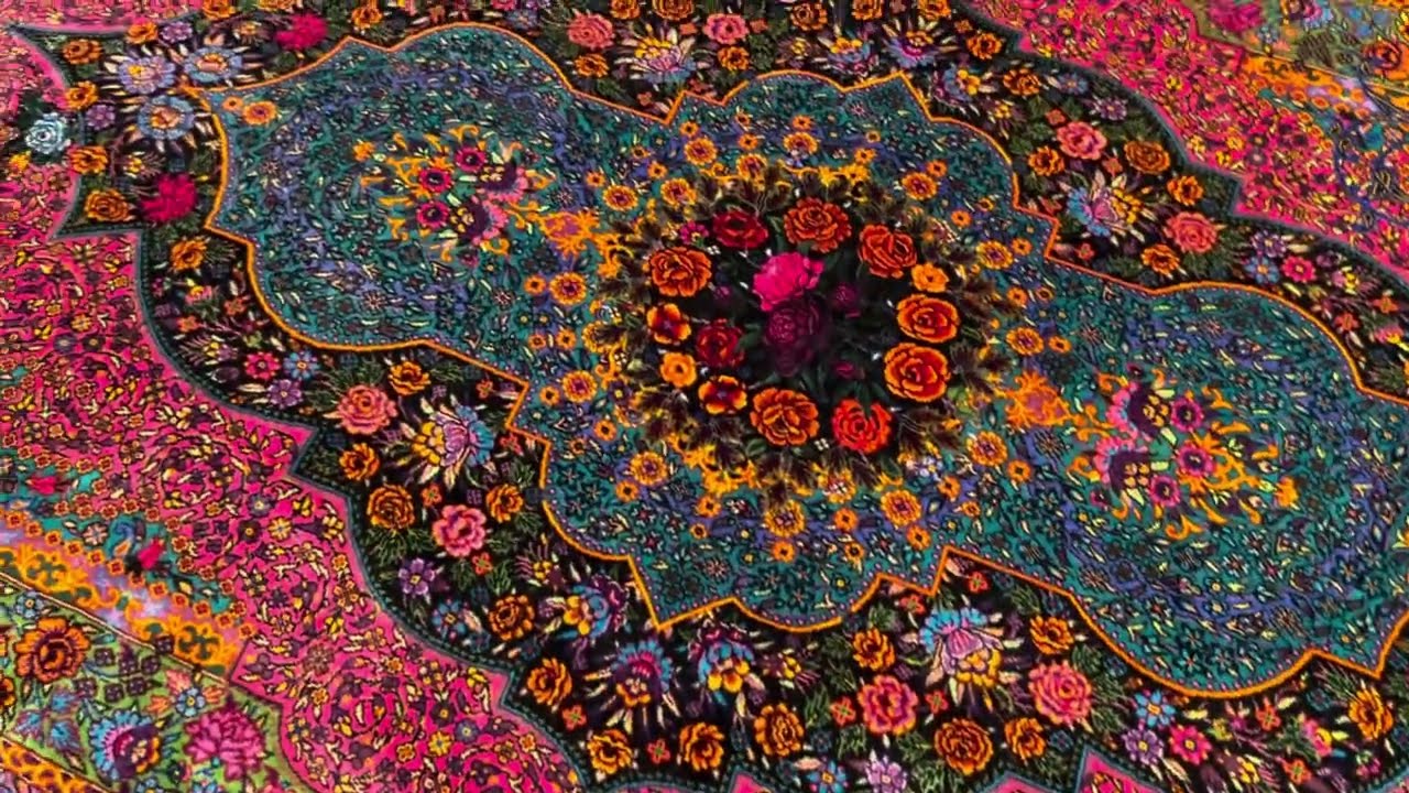 The Great Art Rugs ペルシア絨毯の古典美の世界 Ariya Gallery Persian Carpet silk ZABIHI 工房、最高級手織りシルク