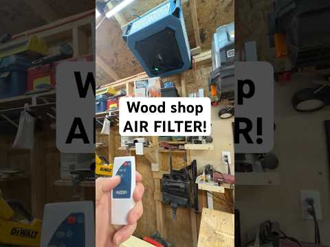 AlorAir Wood Shop Air Filtration #workshop #woodworking #diy