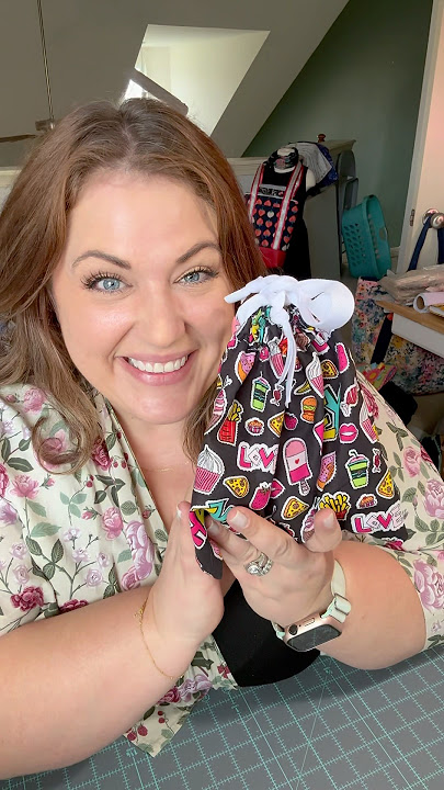Drawstring Gift Bag DIY!