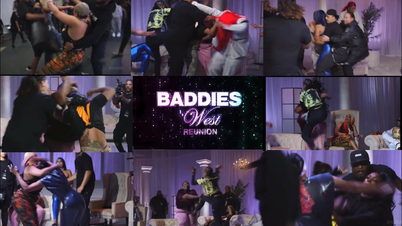 Baddies West Reunion All Trailer Fights (Pieced Together) YouTube