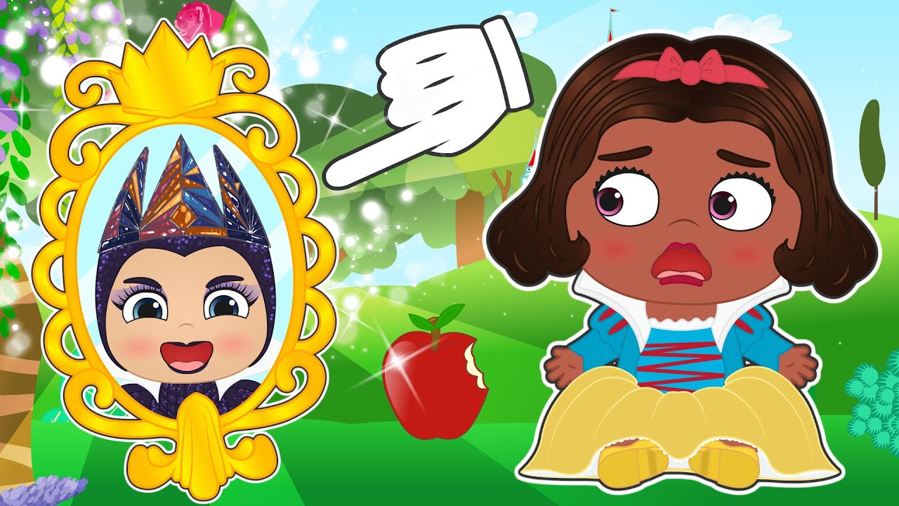 BEBÊS LILY E LUNA 🍎👸 A Mágica História da Branca de Neve e a Rainha Malvada!