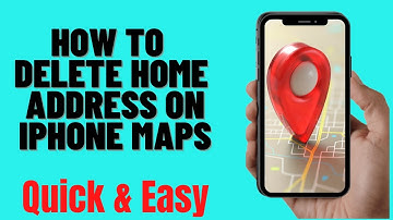 how to delete home address on iphone maps