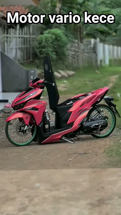 motor Vario mode kece dan ganteng buatan modif teman aku bro