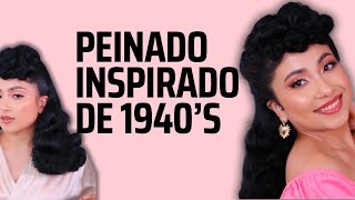 Peinado Vintage Inspirado De Los Años 1940S