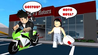 Comprei A Moto De Robux No Bloxburg Roblox - Bloxburg