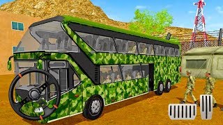 Army Bus Driving - Military Offroad Coach Transporter Simulation Game - Android GamePlay screenshot 5