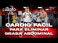 Ejercicio de cardio fácil para perder grasa abdominal en casa para principiantes