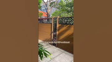 Our wpc fence is easy to install #wpc #mexytech #backyard #yard #fence