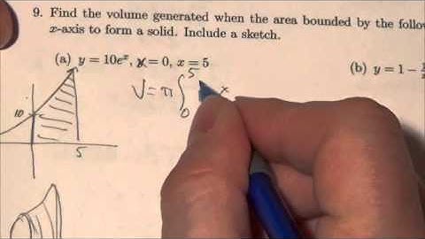 Math 31 Integration Review #9a