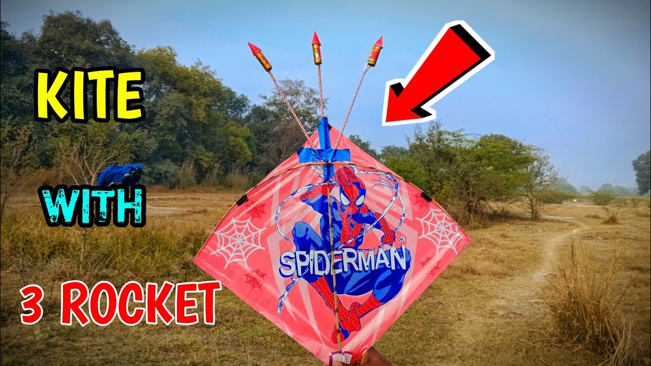 हमने पतंग में रॉकेट 🚀लगाया। जिसे देखकर आपके होश 😲उड़ जाएंगे। Desi Experiment ।