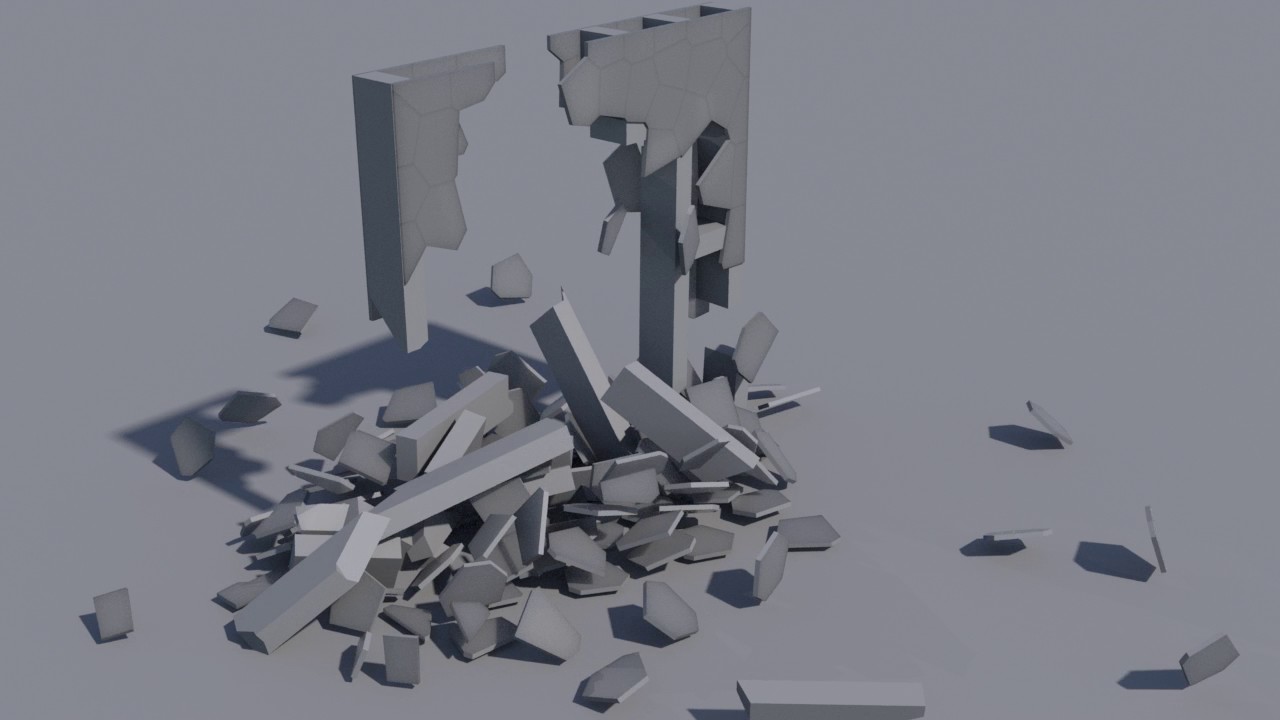 Houdini Wall Destruction using only 4 Boxes. - YouTube