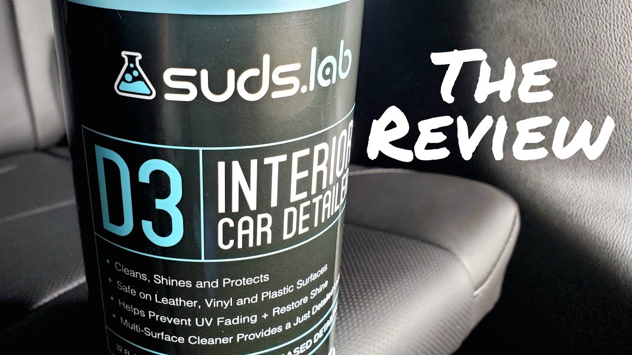 Suds Lab D3 Interior Vehicle Detailing Spray, 32 oz. bottle