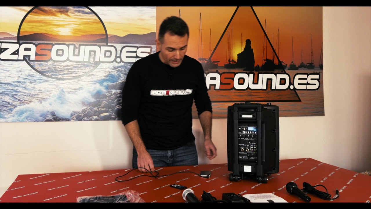 Ibiza Sound PORT8VHF-MKII-TWS Altavoz portátil con batería