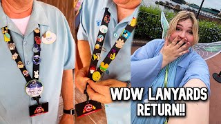 Cast Member Lanyards are Back in Disney World + Dapper Day Fun!