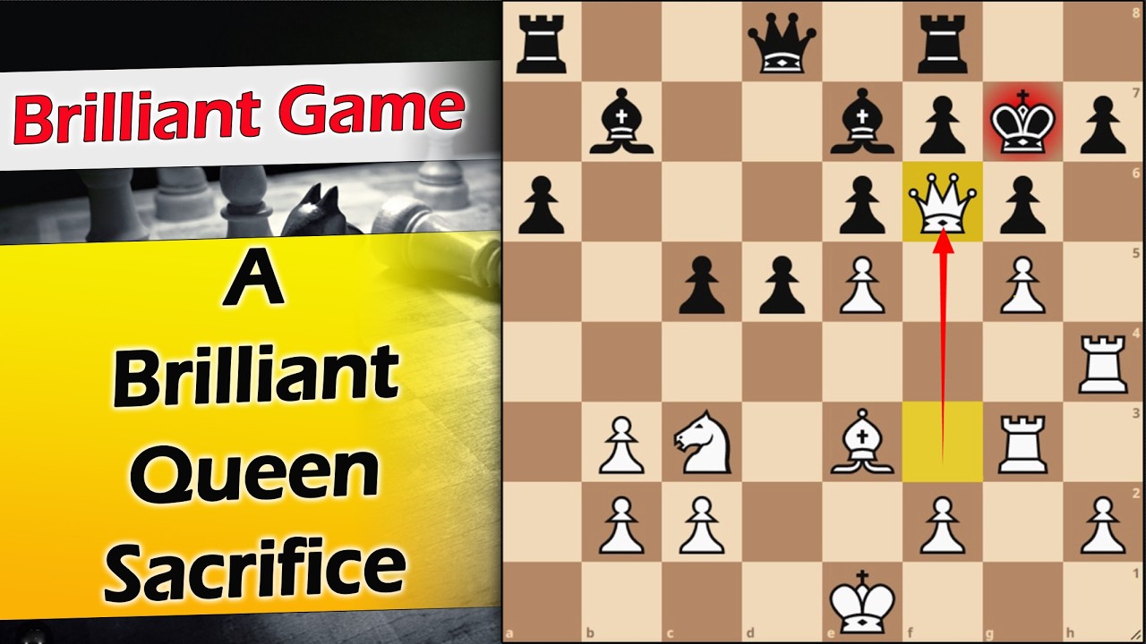 A Brilliant Queen Sacrifice | Asauskas vs Malisauskas 2004