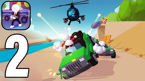 Rage Road - Gameplay Walkthrough Part 2 Car Shooting Game (Android,iOS)