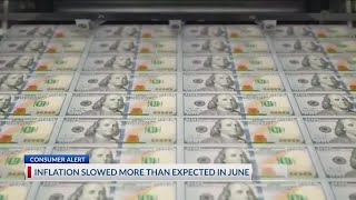 Inflation slowed more than expected in June