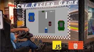 How to Make Car Racing 2D Game || Game JavaScript & HTML Canvas