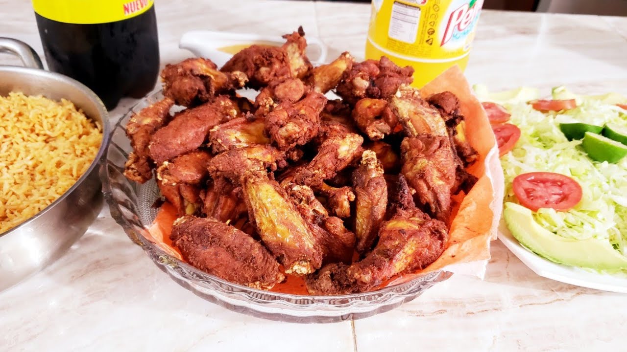 ALITAS ADOBADAS MUY DELICIOSAS|RECETA CASERA FÁCIL Y RÁPIDA 🤩😘👍