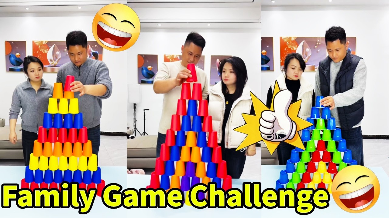 Family Game Challenge, who is the ultimate winner?#funny #game #challenge #funnygame