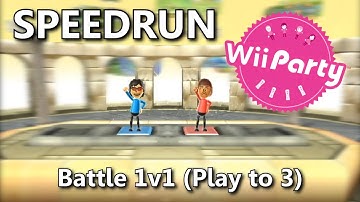 [SPEEDRUN] WII PARTY - BATTLE 1V1 (PLAY TO 3) (3:20,133) [FIRST TRY]