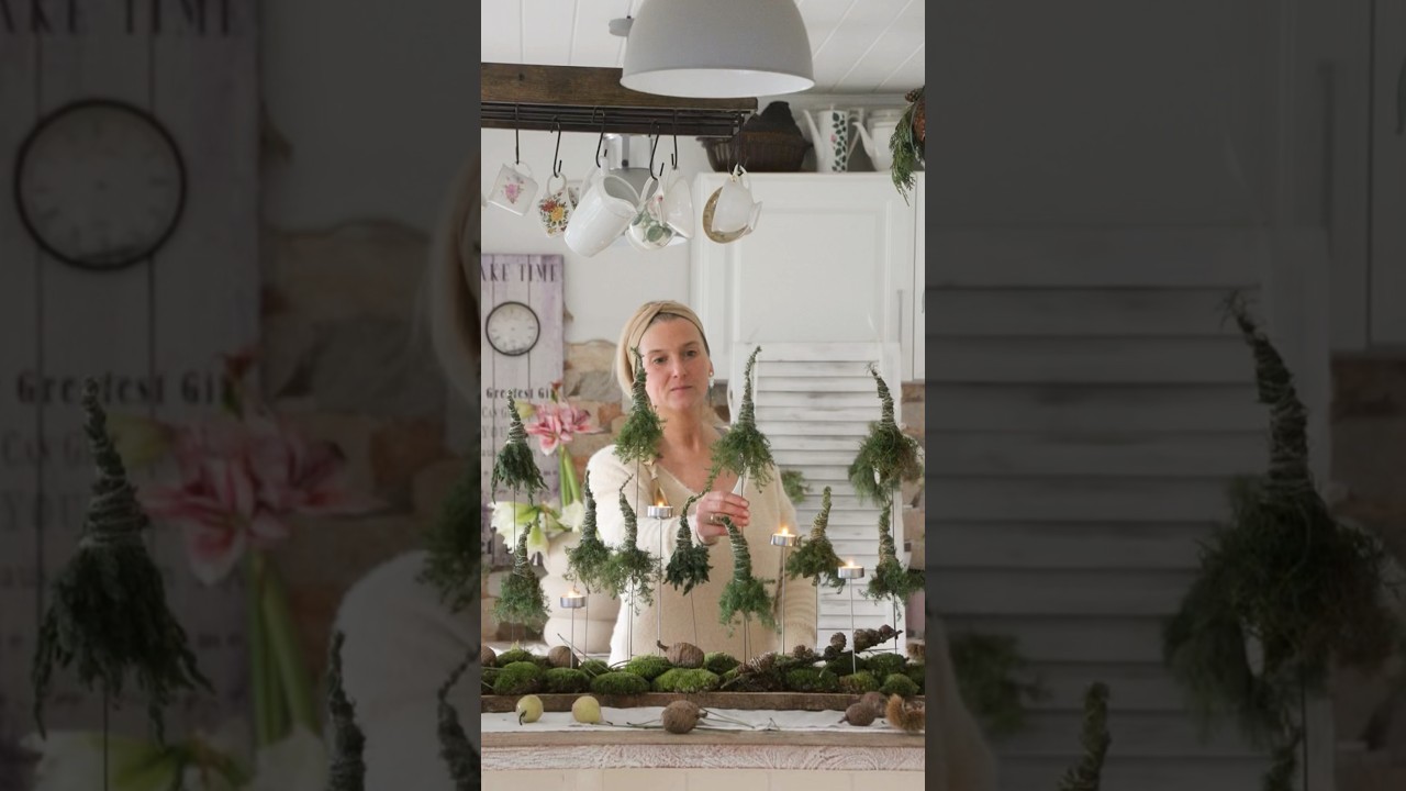 Tanzende Bäumchen auf dem Weihnachtstisch🌲