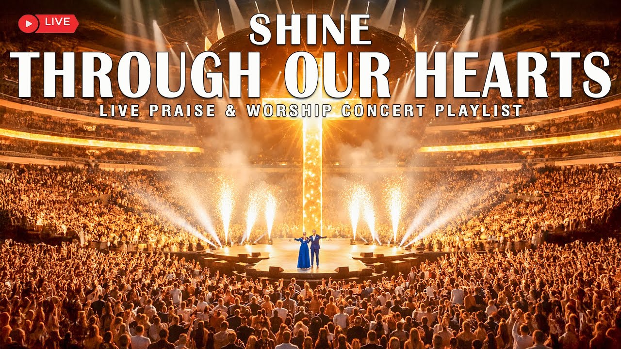 LIVE WORSHIP CONCERT – SHINE THROUGH OUR HEARTS | Powerful Christian Praise&Hope in a Packed Stadium