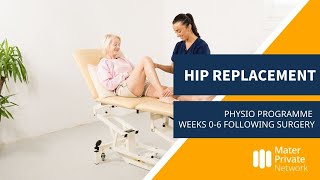 Hip Replacement I Physio Programme Weeks 0-6 Following Surgery I Mater Private Network