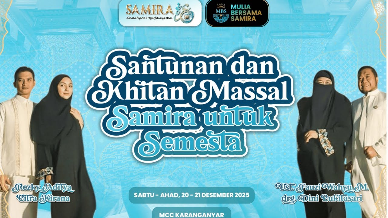 SANTUNAN DAN KHITAN MASSAL 