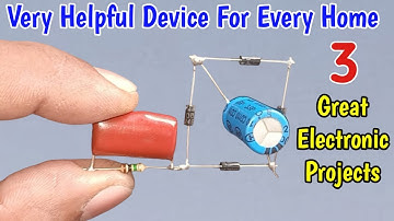 3 helpful Electronic projects for beginners
