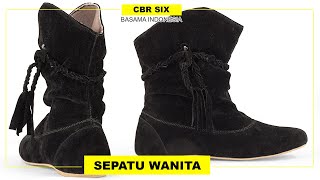 SEPATU BOOTS FASHION WANITA | Boots Casual - CBR Six RMC 007 Sintetis