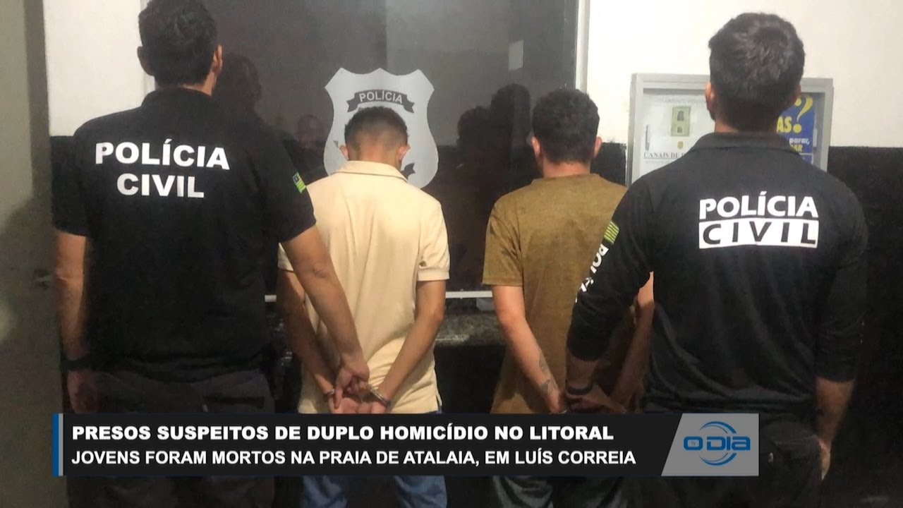 Suspeitos de praticar duplo homicídio no litoral do Piauí são presos 27 06 2023