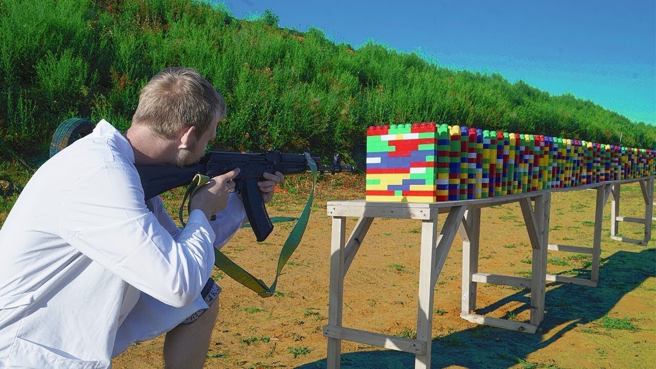 CAN LEGO STOP THE BULLET?