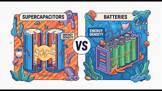 Supercapacitors vs Batteries #supercapacitor #batterycapacity
