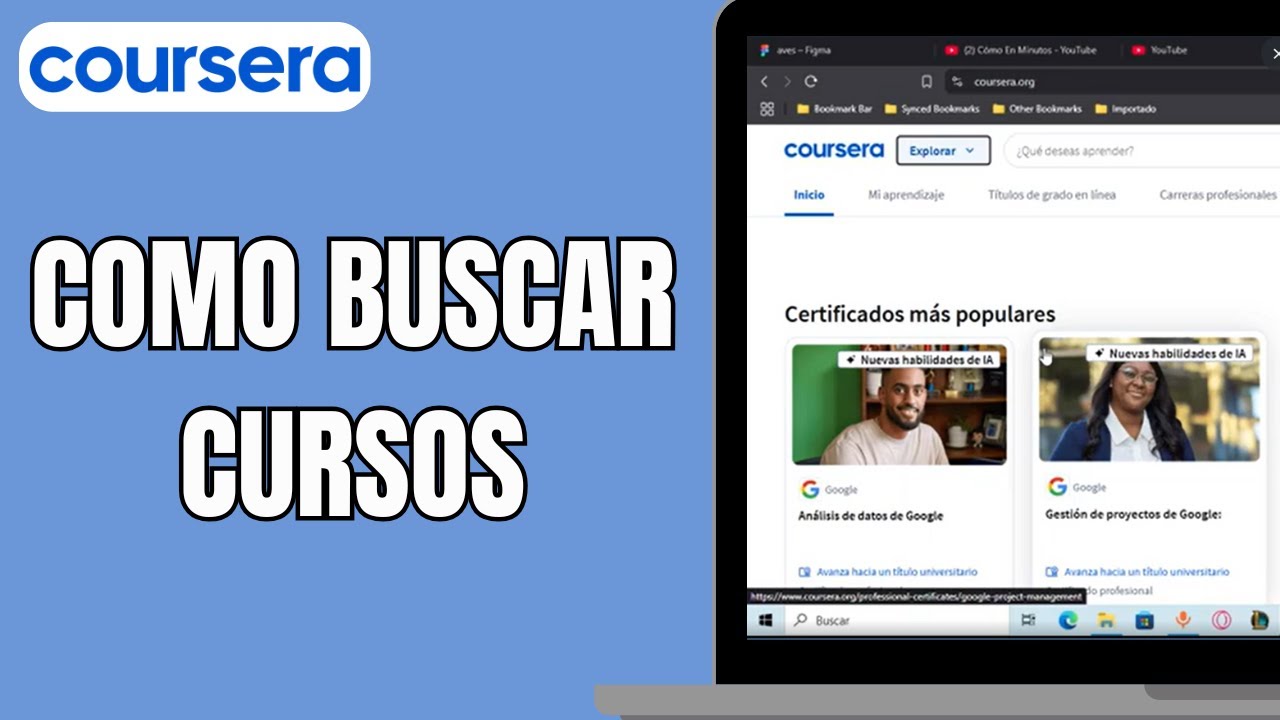 Como Buscar Cursos Gratis En Coursera - YouTube