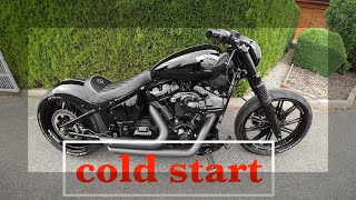 Harley Davidson M8 cold start S&S 475