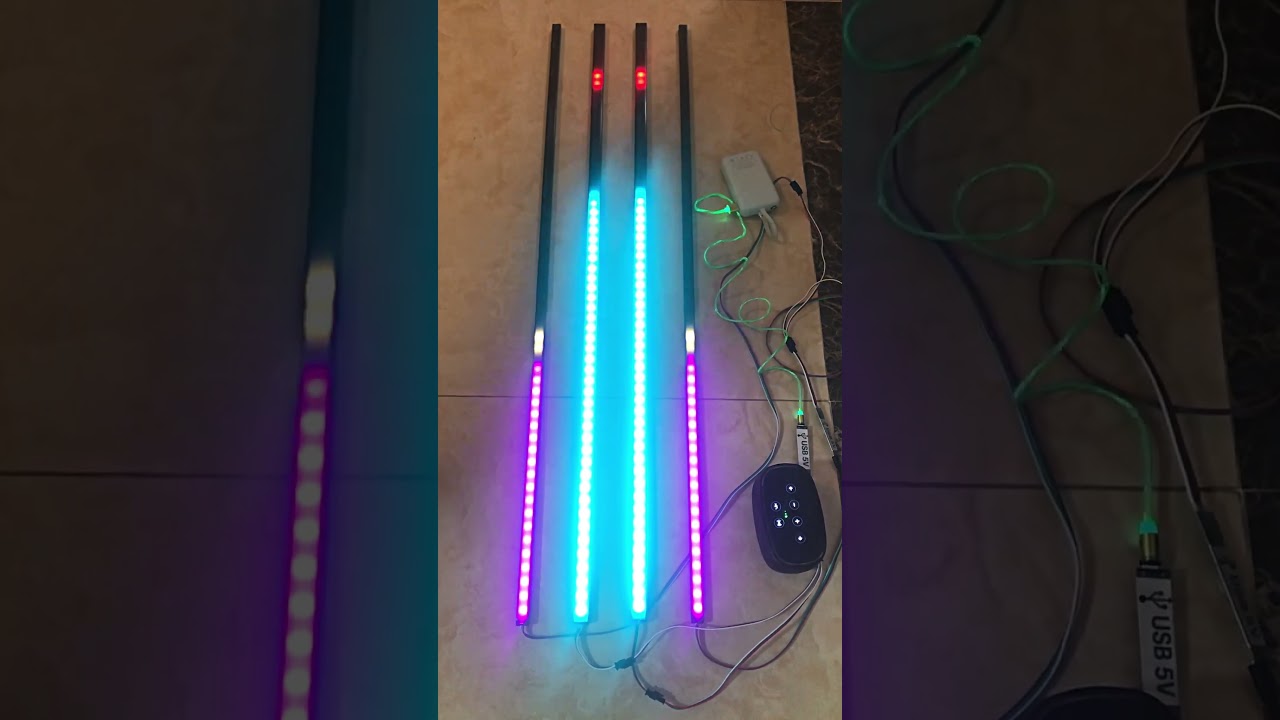 Usb 5V Music Sync Rgb Led Lights  & Voice Activated Music Rhythm Lights & Dj Led Lights