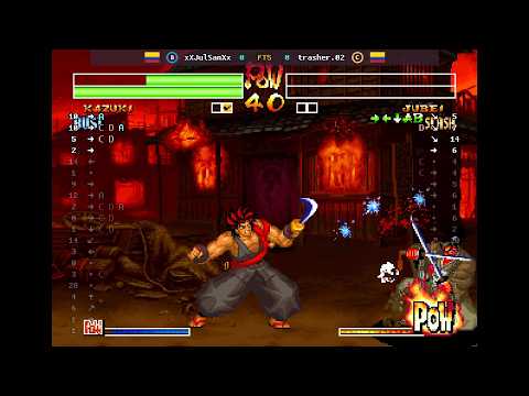 Samurai Shodown IV - 🇨🇴 xXJulSamXx(B) vs 🇨🇴 trasher.02(C) | Fightcade (2026-07-10 02:21 UTC)
