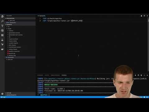 quarkus.io as ThinJAR on docker