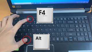 how to restart acer laptop using keyboard