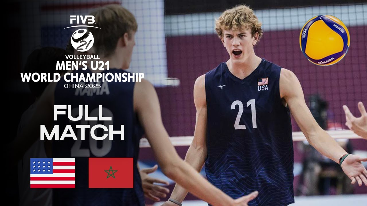 USA vs. Morocco - Pool A | Men's U21 World Champs 2025 - Full Match