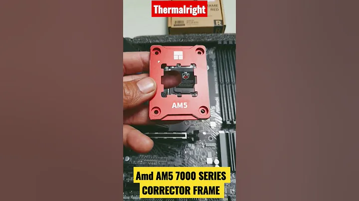 amd am5 7000 series cpu corrector plate.  cpu bending corrector frame install - 天天要聞