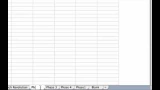 How to Modify Sheets/Taps in Excel 2008 for the Mac